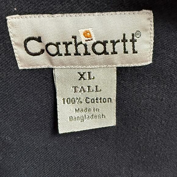 Carhartt Mens XL Tall Shirt Jacket    100% heavyweight cotton, snap closure. - Picture 3 of 8